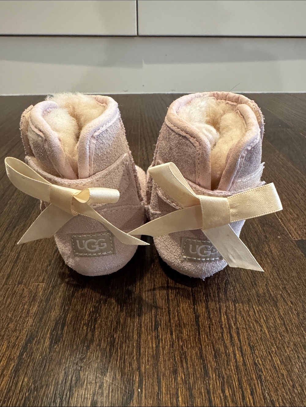 UGG Jesse Bow Baby Boots Pink Size 2/3